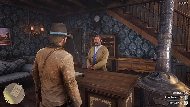 Wynajecie pomieszczenia do kąpieli jest odpłatne, ale kosztuje tylko 25 centów - Red Dead Redemption 2: Kąpiel - jak to zrobić? - Red Dead Redemption 2 - poradnik do gry
