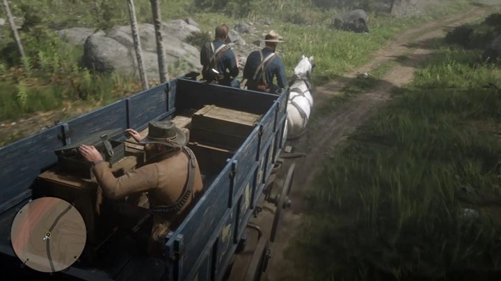 Podejdź do ciemnej skrzynki i wyciągnij z niej lekarstwa - Red Dead Redemption 2: Honor wśród złodziei - Solucja - Red Dead Redemption 2 - poradnik do gry