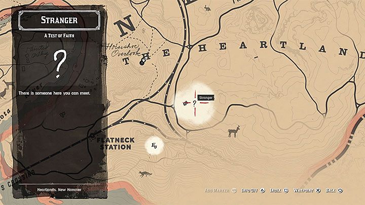 Misję tę rozpoczyna się na południowy-wschód od siedziby gangu przy Horseshoe Overlook - Red Dead Redemption 2: Mniejsze zadania poboczne - opis przejścia, mapy, porady - Red Dead Redemption 2 - poradnik do gry