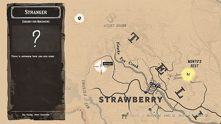 Misję tę rozpoczyna się na zachód od miasteczka Strawberry - Red Dead Redemption 2: Mniejsze zadania poboczne - opis przejścia, mapy, porady - Red Dead Redemption 2 - poradnik do gry