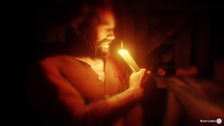 Arthur będzie teraz opatrywał swoje rany - naciskaj odpowiednie kombinacje, przedstawione na ekranie, by zatrzymać krwawienie - Red Dead Redemption 2: Błogosławieni pokój czyniący - Solucja - Red Dead Redemption 2 - poradnik do gry