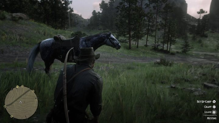 Aby odpocząć w grze Red Dead Redemption 2 musisz po prostu stanąć w miejscu, z dala od wszelkich możliwych przedmiotów, których możesz użyć twoja postać, np - Red Dead Redemption 2: Crafting - jak wytwarzać przedmioty? - Red Dead Redemption 2 - poradnik do gry