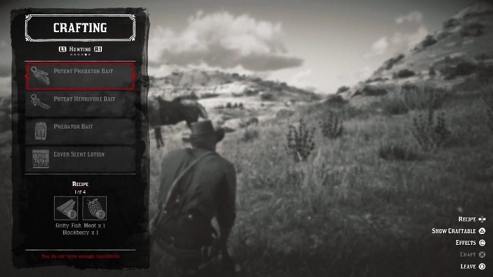 Zapach maskujący (Cover Scent Lotion) - Red Dead Redemption 2: Crafting - jak wytwarzać przedmioty? - Red Dead Redemption 2 - poradnik do gry