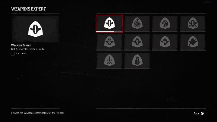 Znawca broni 1 (Weapons Expert 1) - Red Dead Redemption 2: Wszystkie wyzwania - lista, wymagania, nagrody - Red Dead Redemption 2 - poradnik do gry