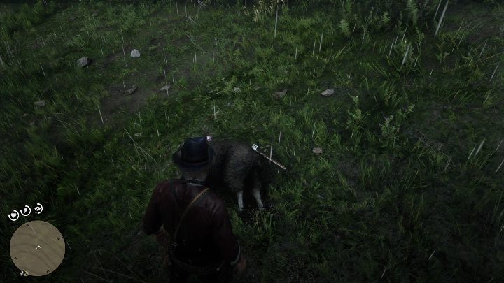 Topór znajduje się przed chatką, wbity w pień - Red Dead Redemption 2: Unikalne przedmioty do zdobycia - lista wszystkich - Red Dead Redemption 2 - poradnik do gry