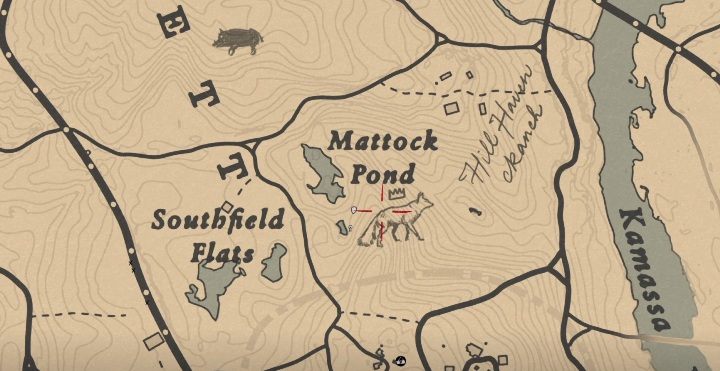 W grze Red Dead Redemption 2 w okolicach Mattock Pond znajdziesz lisa - Red Dead Redemption 2: Legendarny lis - mapy, porady - Red Dead Redemption 2 - poradnik do gry