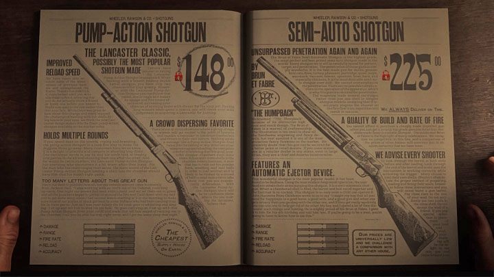 Lepszym modelem strzelby jest strzelba półautomatyczna Semi-Auto Shotgun - Red Dead Redemption 2: Najlepsze bronie - Red Dead Redemption 2 - poradnik do gry
