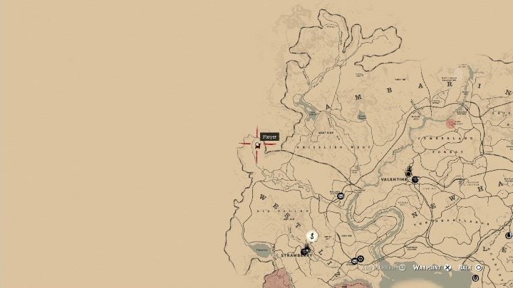 Po pierwsza mapę musisz udać się na wschodnią stroę mapy - Red Dead Redemption 2: Mended Treasure Map - Red Dead Redemption 2 - poradnik do gry