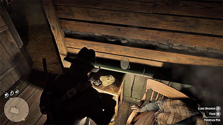 Zainteresuj się szafką nocną obok zwłok kobiety - Red Dead Redemption 2: Prośby o przedmioty od członków gangu - lista - Red Dead Redemption 2 - poradnik do gry