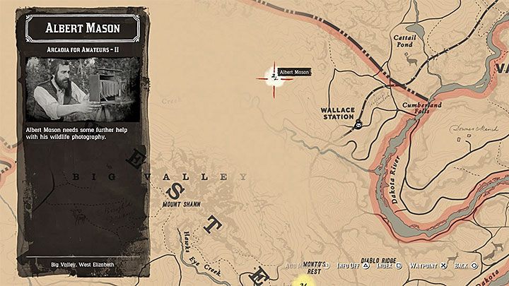 Okazja do kolejnego spotkania pojawia się również w lesie, daleko na północ od Strawberry i na północny-zachód od stacji kolejowej Wallace Station - Red Dead Redemption 2: Arkadia dla amatorów - opis przejścia, mapa, porady - Red Dead Redemption 2 - poradnik do gry