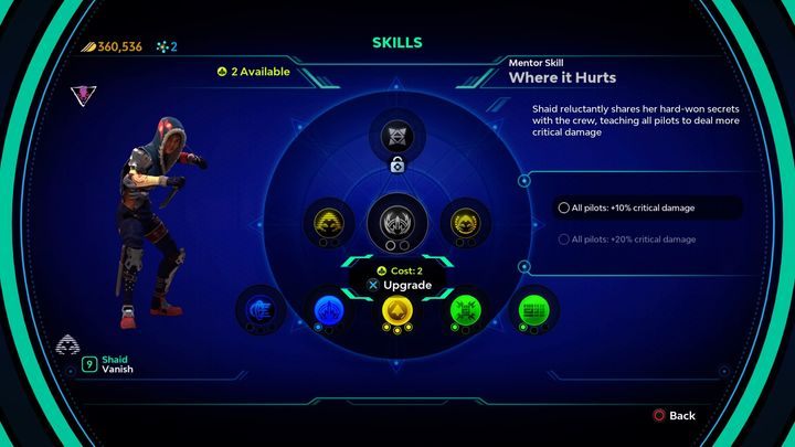 Drzewko zdolności postaci. - Rozwój postaci i statków w Starlink Battle for Atlas - Starlink Battle for Atlas poradnik do gry