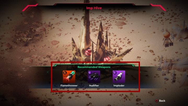 Panel informacji o nowym przeciwniku poinformuje cię ni tylko o tym na jakie bronie jest wrażliwy dany obiekt, ale także którą z nich posiadasz. - Porady na start gry Starlink Battle for Atlas - Starlink Battle for Atlas poradnik do gry