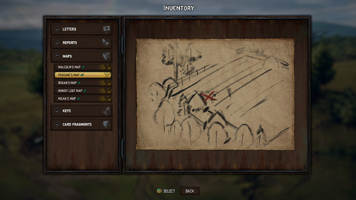 Gdy opuścisz teren klasztoru Melitele i ruszysz w dalszą drogę, zdobędziesz kolejną mapę prowadzącą do skarbu - Wojna Krwi: Lyria, Mapa skarbów - Wojna Krwi Wiedźmińskie Opowieści - poradnik do gry