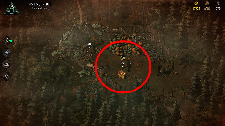 Po zdobyciu mapy udaj się we wskazane miejsce - Wojna Krwi: Aedirn, Mapa skarbów - Wojna Krwi Wiedźmińskie Opowieści - poradnik do gry