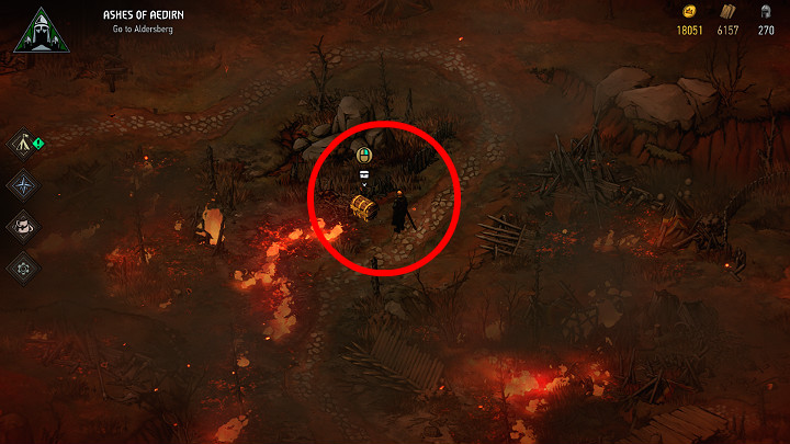 Po zdobyciu mapy udaj się we wskazane miejsce na mapie i otwórz skrzynie - Wojna Krwi: Aedirn, Mapa skarbów - Wojna Krwi Wiedźmińskie Opowieści - poradnik do gry