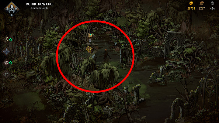 Czwarta skrzynia nie jest widoczna na mapie od samego początku - Wojna Krwi: Angren, Mapa skarbów - Wojna Krwi Wiedźmińskie Opowieści - poradnik do gry