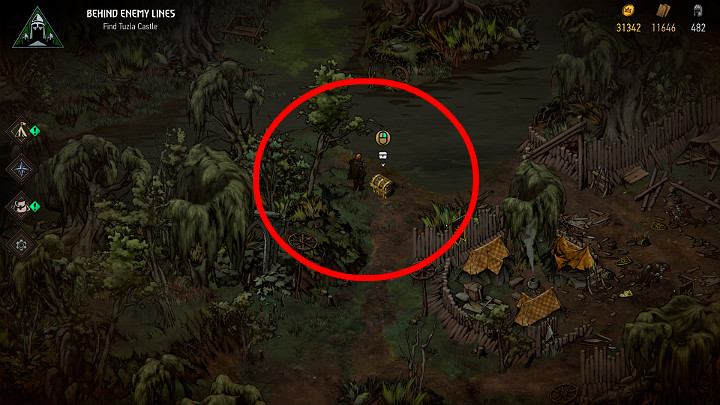 Po zdobyciu mapy udaj się we wskazane miejsce i wykop skrzynię - Wojna Krwi: Angren, Mapa skarbów - Wojna Krwi Wiedźmińskie Opowieści - poradnik do gry