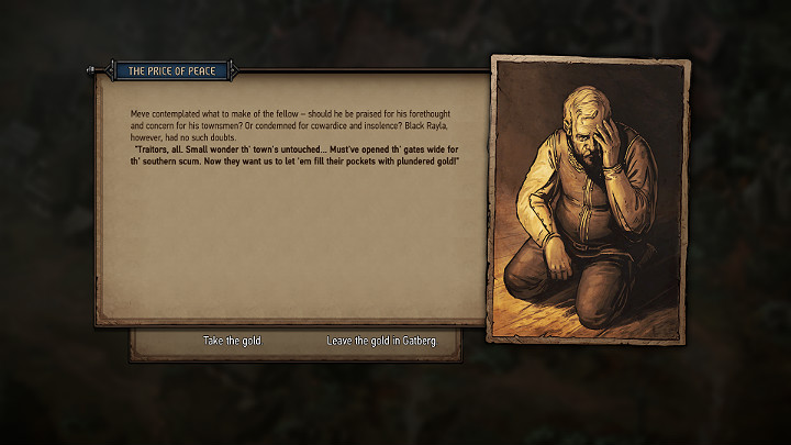 Wojna Krwi: Wiedźmińskie Opowieści pozwala Graczowi na kierowanie historią poprzez podejmowanie odpowiednich decyzji fabularnych - Wojna Krwi: Porady na start - Wojna Krwi Wiedźmińskie Opowieści - poradnik do gry