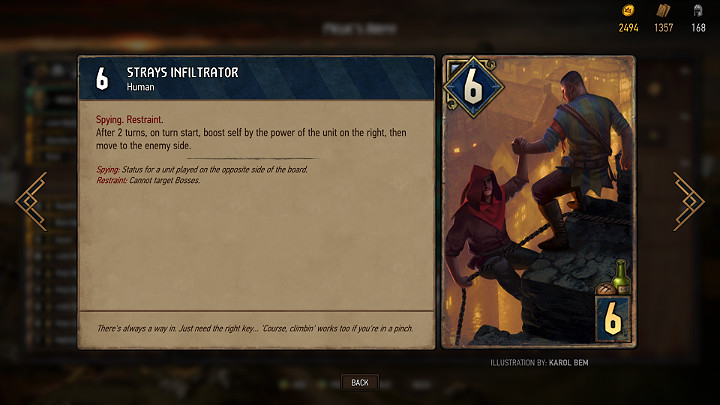 Jednostki szpiegujące wysyłasz na stronę przeciwnika, aby wywołać określony efekt - Wojna Krwi: Rodzaje jednostek, sztandary, gadżety - Wojna Krwi Wiedźmińskie Opowieści - poradnik do gry