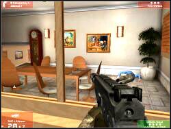 W jadalni (screen) zastaniesz pojedynczego terrorystę - Zadanie 6 - OPIS PRZEJŚCIA - Tom Clancys Rainbow Six 3: Raven Shield - poradnik do gry