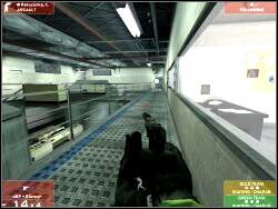 No właśnie, gdy tylko agent zginie połóż się na ziemi, aby przez przypadek nie zginąć i pozwól swoim ludziom wykończyć resztę terrorystów - Zadanie 11 - OPIS PRZEJŚCIA - Tom Clancys Rainbow Six 3: Raven Shield - poradnik do gry