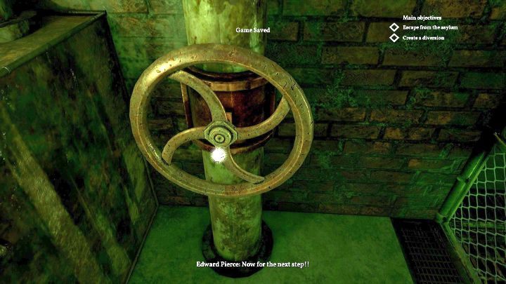 Jedno z dwóch kół po zamontowaniu. - Rozdział 5 - Instytut Riverside | Solucja Call of Cthulhu - Call of Cthulhu - poradnik do gry