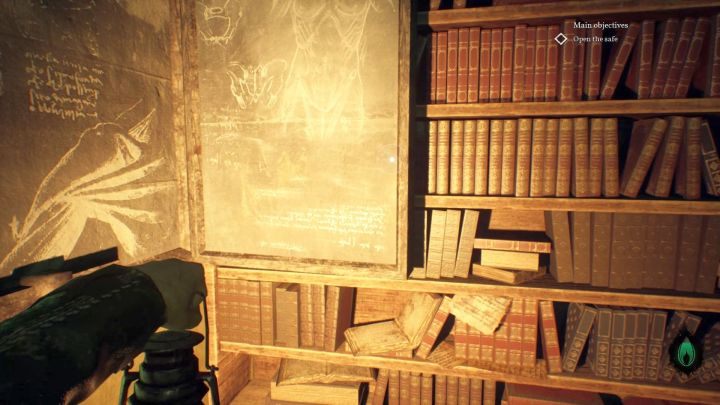 Za tą skrytką znajdziesz cylindry do fonogramu. - Jak otworzyć sejf w rozdziale 7 Call of Cthulhu? - Call of Cthulhu - poradnik do gry