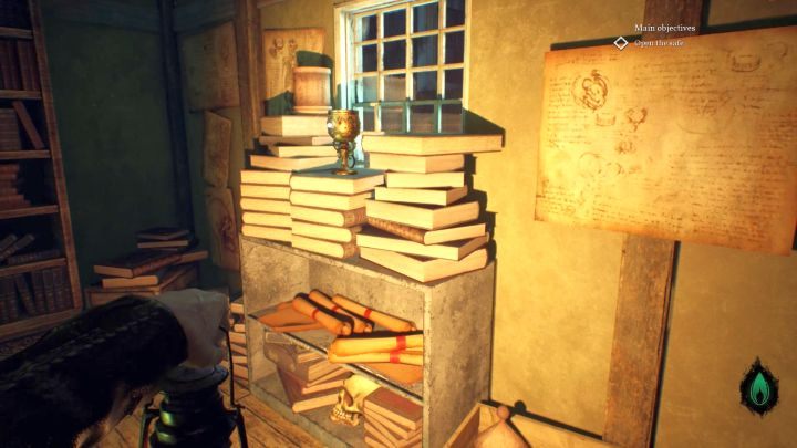 Kielich (Goblet) przyda się do rozwiązania zagadki z sejfem. - Jak otworzyć sejf w rozdziale 7 Call of Cthulhu? - Call of Cthulhu - poradnik do gry