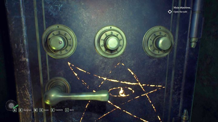 Kombinacja, która otwiera sejf. - Jak otworzyć sejf w rozdziale 7 Call of Cthulhu? - Call of Cthulhu - poradnik do gry