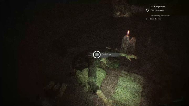 Zbadaj wymagane przedmioty, by zakończyć rekonstrukcję. - Jak znaleźć amulet w rozdziale 9 Call of Cthulhu? - Call of Cthulhu - poradnik do gry