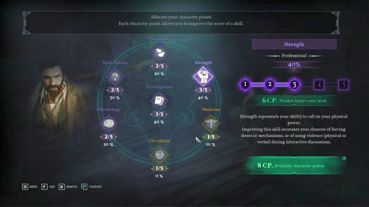 Rozwój postaci to kluczowa sprawa - ten aspekt opisany został dokładnie w oddzielnym rozdziale. - Rozdział 1 - Pierce Investigations Agency, Boston | Solucja Call of Cthulhu - Call of Cthulhu - poradnik do gry