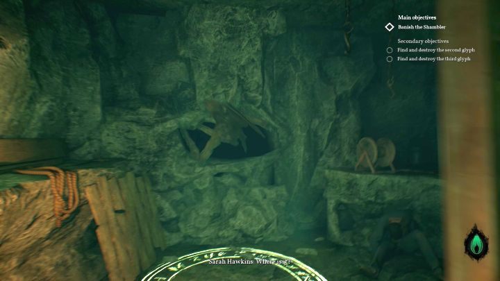 Pojawi się Tułacz - musisz uciec do Drakea, gdyż nie masz możliwości zniszczyć glifu od razu. - Rozdział 10 - Posterunek policji Darkwater | Solucja Call of Cthulhu - Call of Cthulhu - poradnik do gry