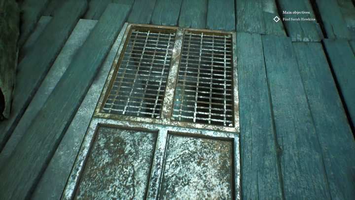 Przejście pod klapą w podłodze. - Rozdział 13 - Opuszczona stacja wielorybnicza | Solucja Call of Cthulhu - Call of Cthulhu - poradnik do gry