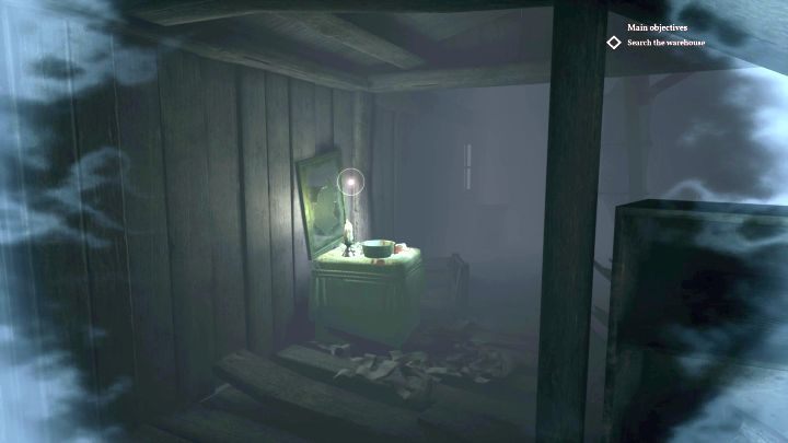 Podczas rekonstrukcji do zbadania jest kilka przedmiotów. - Rozdział 2 - Darkwater Port | Solucja Call of Cthulhu - Call of Cthulhu - poradnik do gry