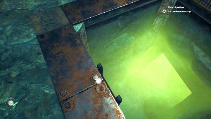 Zejdź na dół i przejdź przez podziemne przejście, by dotrzeć do magazynu. - Jak dostać się do magazynu 36 w Call of Cthulhu? - Call of Cthulhu - poradnik do gry