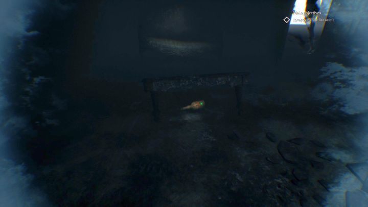 Butelka alkoholu skryta pod resztkami fotela. - Rozdział 3 - Ogrody w posiadłości rodziny Hawkins | Solucja Call of Cthulhu - Call of Cthulhu - poradnik do gry