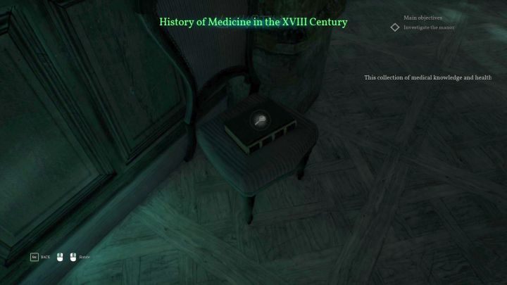 Kolejna książka zwiększająca poziom zdolności Medycyny. - Rozdział 3 - Ogrody w posiadłości rodziny Hawkins | Solucja Call of Cthulhu - Call of Cthulhu - poradnik do gry