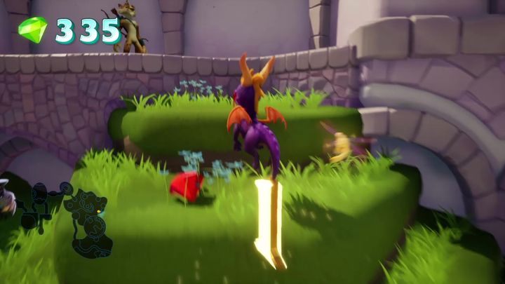 Następnie zeskocz z powrotem na dół - Leśny Las - Solucja Spyro 2 Riptos Rage! - Spyro Reignited Trilogy - poradnik do gry