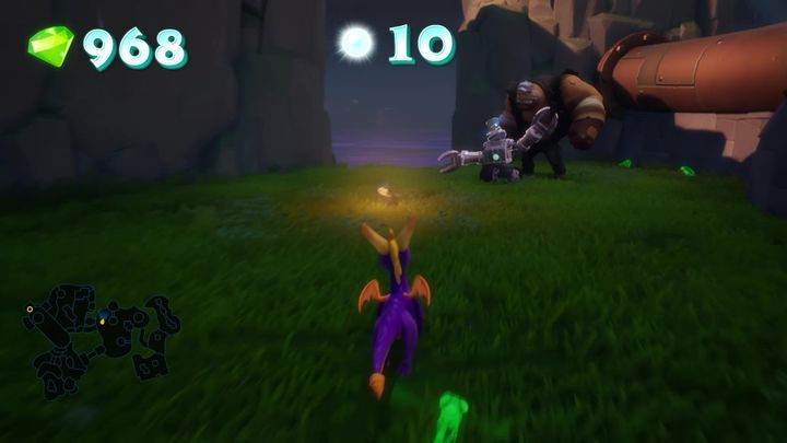 Droga ta poprowadzi cię na kolejny duży teren, tym razem z rozstawionymi wszędzie wiatrakami - Wichrzysko - Solucja Spyro 2 Riptos Rage! - Spyro Reignited Trilogy - poradnik do gry