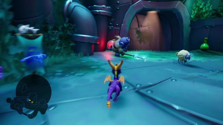 Umożliwi ci to przepłynięcie do kolejnej komory - Podwodne Twierdze - Solucja Spyro 2 Riptos Rage! - Spyro Reignited Trilogy - poradnik do gry