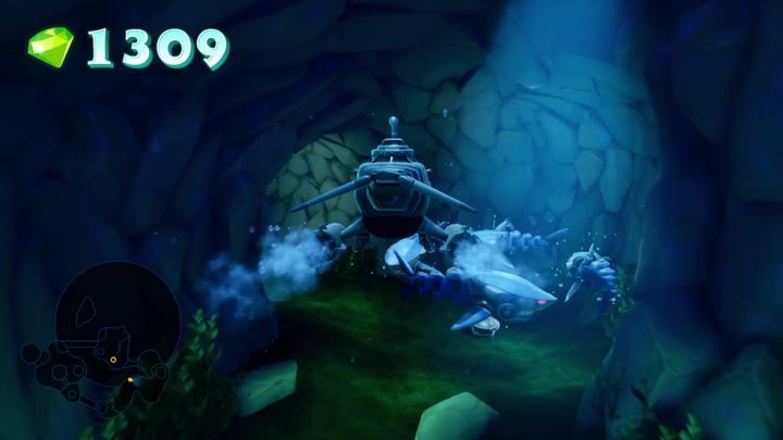 Po przepłynięciu przez kanał znajdziesz się w ostatniej komorze - Podwodne Twierdze - Solucja Spyro 2 Riptos Rage! - Spyro Reignited Trilogy - poradnik do gry