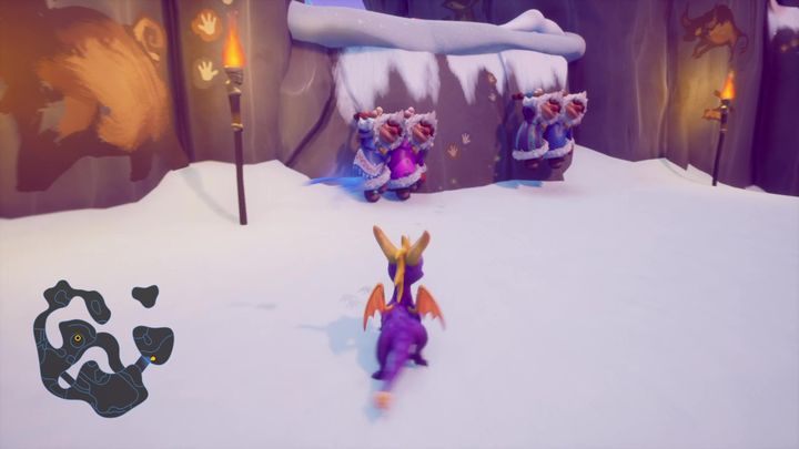 Następnie przejdziesz do bardzo dużej lokacji - Kryształowy Lodowiec - Solucja Spyro 2 Riptos Rage! - Spyro Reignited Trilogy - poradnik do gry