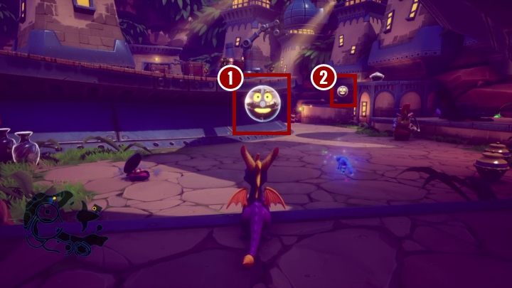 Obok katapulty, która wyniesie cię do statku, natrafisz na wnękę - Zatoka Bryz - Solucja Spyro 2 Riptos Rage! - Spyro Reignited Trilogy - poradnik do gry