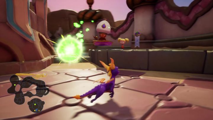 Trudniejszym etapem jest natomiast unikanie ataków dżina - Orientalny Pałac - Solucja Spyro 2 Riptos Rage! - Spyro Reignited Trilogy - poradnik do gry