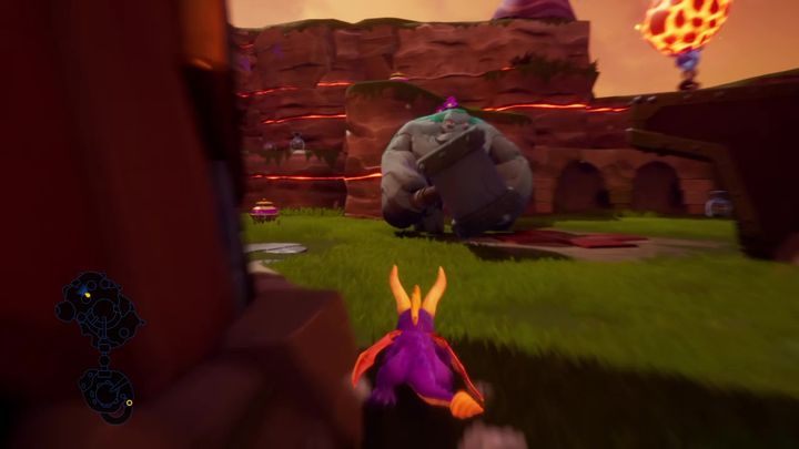 Zbierz wszystkie kryształy z krateru i wejdź po drabinie - Otchłań Lawy - Solucja Spyro 2 Riptos Rage! - Spyro Reignited Trilogy - poradnik do gry