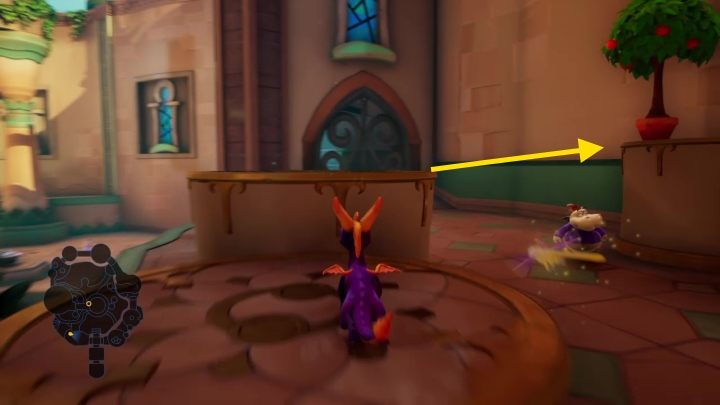 Po strąceniu ostatniego owocu, dotrzesz do serca oazy i otworzy się portal do domu - Zacieniona Oaza - Solucja Spyro 2 Riptos Rage! - Spyro Reignited Trilogy - poradnik do gry