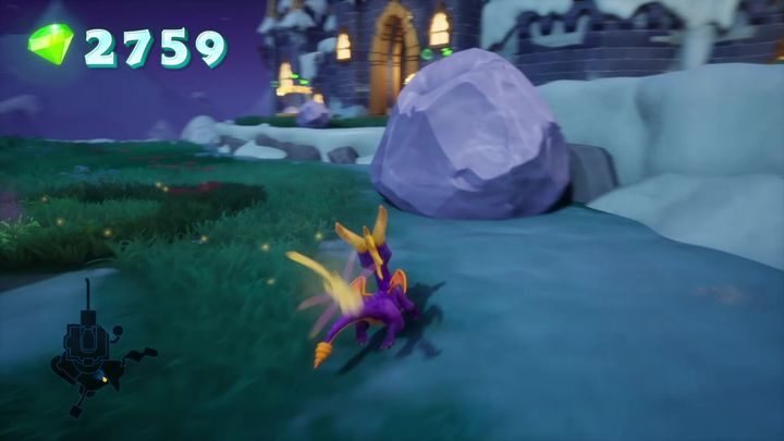 Jeśli się zgodzisz będziesz musiał zapłacić 1000 kryształów - Zimowa Tundra - Solucja Spyro 2 Riptos Rage! - Spyro Reignited Trilogy - poradnik do gry