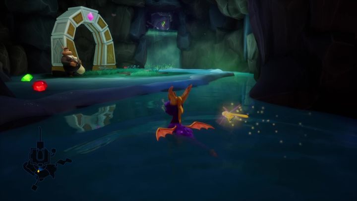 Znajdziesz tam ostatnią kulę oraz przejście do poziomu Wąwozowy Szlak - Zimowa Tundra - Solucja Spyro 2 Riptos Rage! - Spyro Reignited Trilogy - poradnik do gry