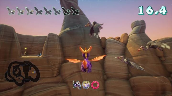 W tym momencie w ich okolicy powinien pojawić się także ostatni motocyklista - Wąwozowy Szlak - Solucja Spyro 2 Riptos Rage! - Spyro Reignited Trilogy - poradnik do gry