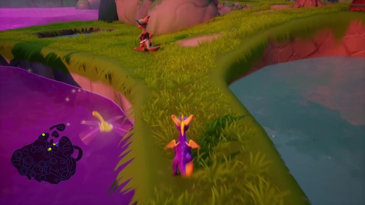 Atakując ich od boków lub strony frontowej, możesz jednak zmienić ich trasę ucieczki, co może ułatwić ci zadanie - Mistyczne Wody - Solucja Spyro 2 Riptos Rage! - Spyro Reignited Trilogy - poradnik do gry